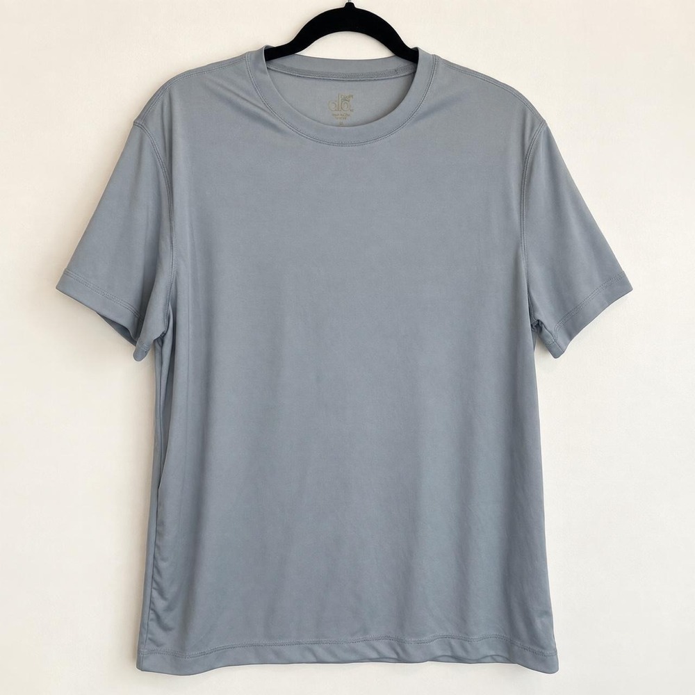 Alo CoolFit Gray Athletic Tee — Men's Medium